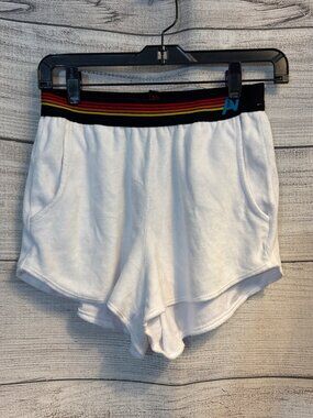 Aviator Nation Logo Stripe Lounger Shorts Size S